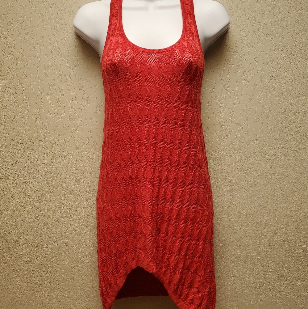 Topin Knit top Red Size M